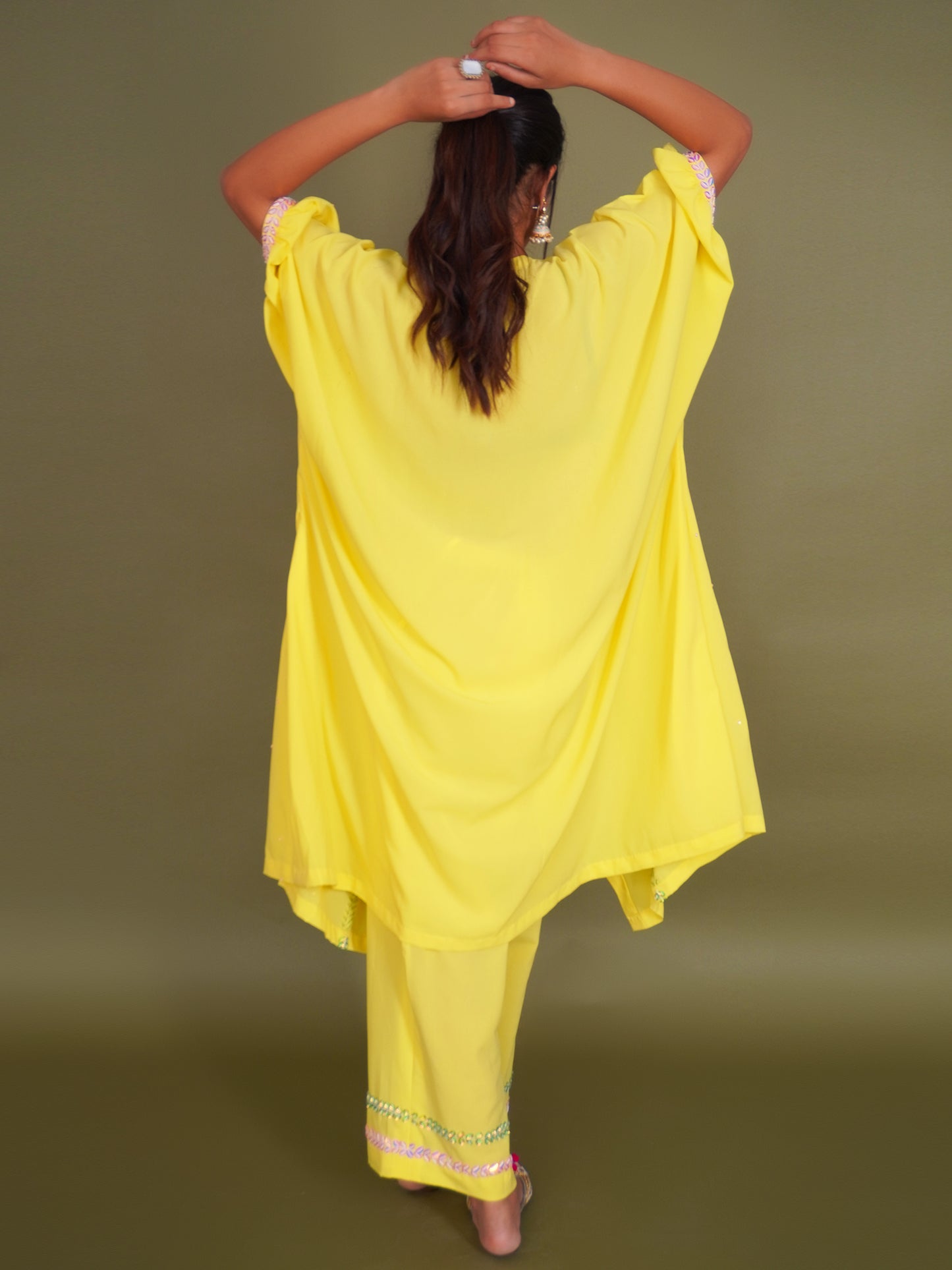 Yellow Kaftan Set